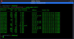 Sokects plugin in volatility Sokects plugin in volatility