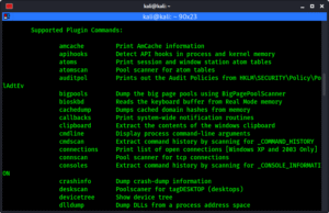 Volatility plugins list Volatility plugins list