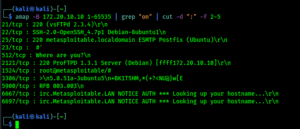 filtered output of amap filtered output of amap