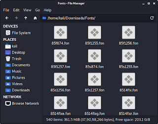 all fonts for Kali Linux all fonts for Kali Linux