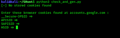 cookies inputting in GHunt
