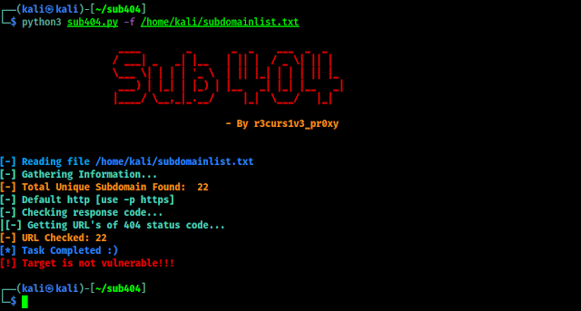 List of subdoamins checking List of subdoamins checking