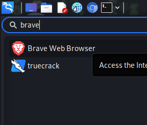 Brave Browser on Kali Linux Brave Browser on Kali Linux