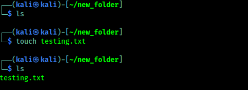 creating files on Linux creating files on Linux