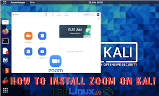 How to install Zoom on Kali Linux How to install Zoom on Kali Linux