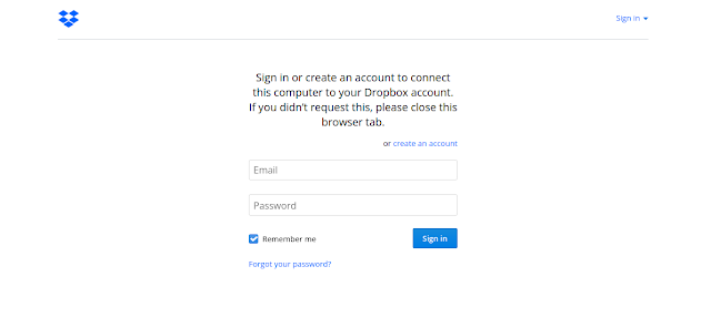 dropbox login page dropbox login page