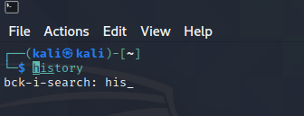 reverse command search reverse command search