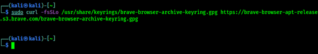 brave browser keyring on Kali Linux brave browser keyring on Kali Linux