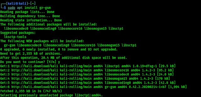 installing gr-gsm on Kali Linux installing gr-gsm on Kali Linux