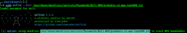 using custom wordlist on wifite using custom wordlist on wifite