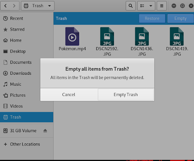 deleting files form our system