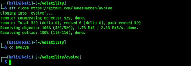 evolve clonning from github evolve clonning from github