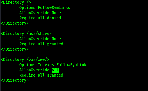 apache2 config file changed apache2 config file changed