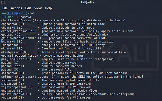 manual options for passwd command manual options for passwd command