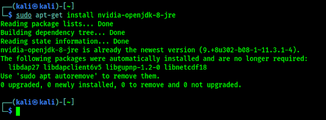 Installing nvidia-openjdk-8-jre on Kali Linux Installing nvidia-openjdk-8-jre on Kali Linux