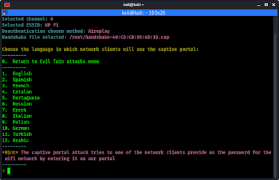 Airgeddon phishing page language Airgeddon phishing page language