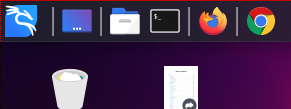 Google chrome on kali linux panel Google chrome on kali linux panel