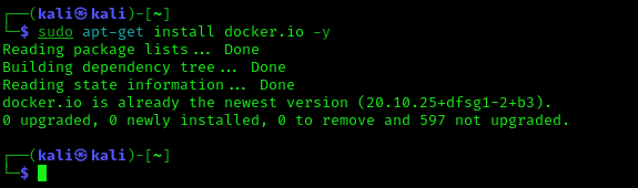 docker installation on Kali Linux docker installation on Kali Linux