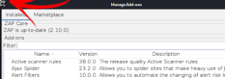 fixing ZAP update window fixing ZAP update window