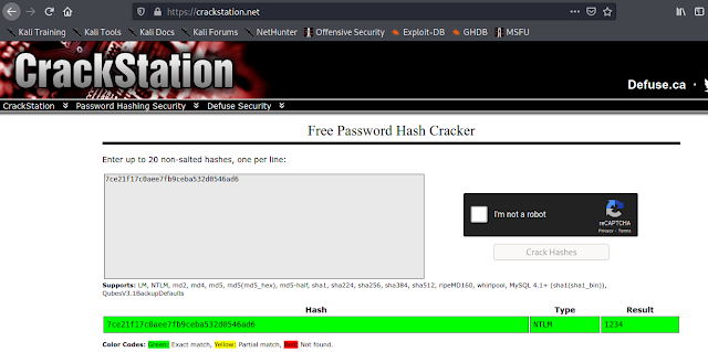 cracking NTLM hash online cracking NTLM hash online