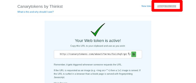 manage canarytoken manage canarytoken
