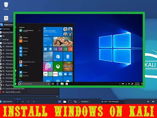 installing Windows 10 on Kali Linux