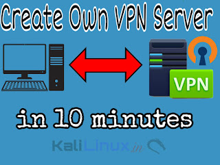Make own VPN server in Kali Linux Make own VPN server in Kali Linux