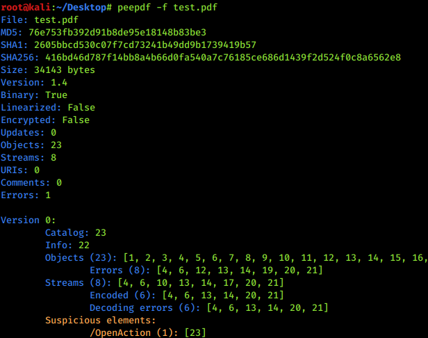 peepdf kali linux peepdf kali linux