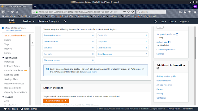 Launch Instance on AWS Launch Instance on AWS