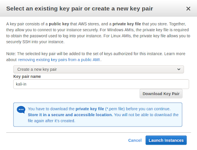 creating key pair creating key pair