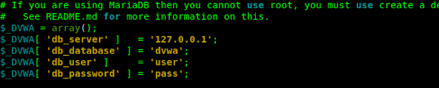 changes in config.inc.php file changes in config.inc.php file