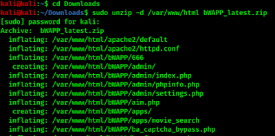 extract bWAPP in apache web folder extract bWAPP in apache web folder