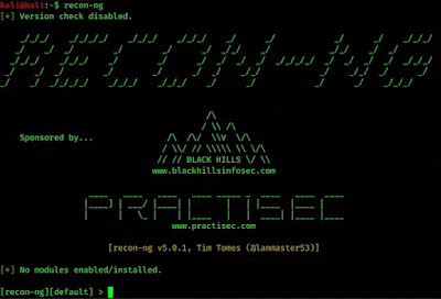 recon-ng kali linux recon-ng kali linux