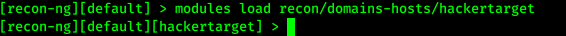 hackertarget module install