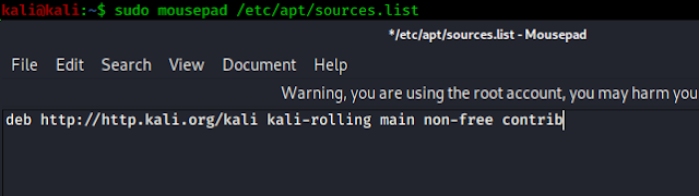 changing sources file changing sources file