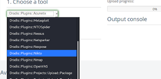 Using various tool in Dradis Using various tool in Dradis