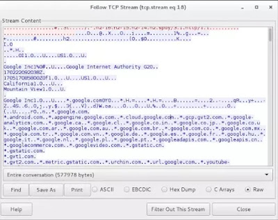 wireshark in kali wireshark in kali