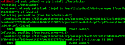 installing pastejacker installing pastejacker