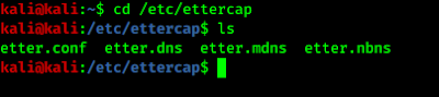 cd /etc/ettercap && ls
