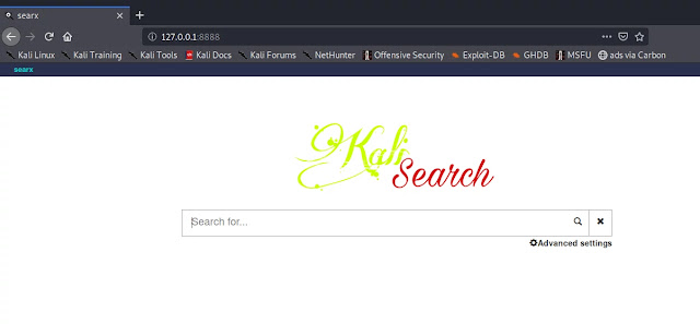 customised private search engine