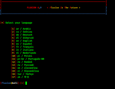 choosing language in fluxion choosing language in fluxion
