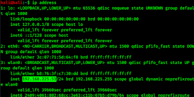 local ip address local ip address