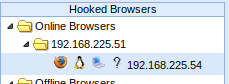 clicking over hooked browser clicking over hooked browser