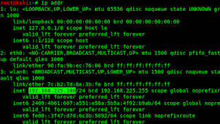 checking for IP address