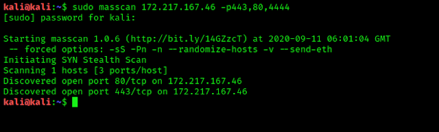 masscan mutiple port scan masscan mutiple port scan