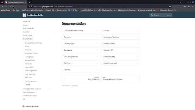 GoPhish User Guide on Kali Linux GoPhish User Guide on Kali Linux