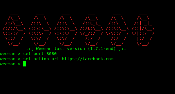 setting port and url setting port and url