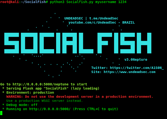 socialfish v3 pshishing kali linux socialfish v3 pshishing kali linux