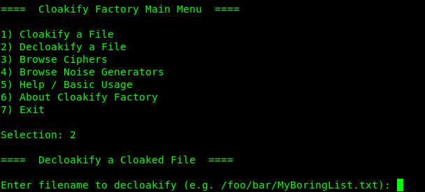 decloakify decloakify