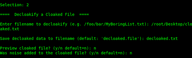 decloaking in kali linux decloaking in kali linux